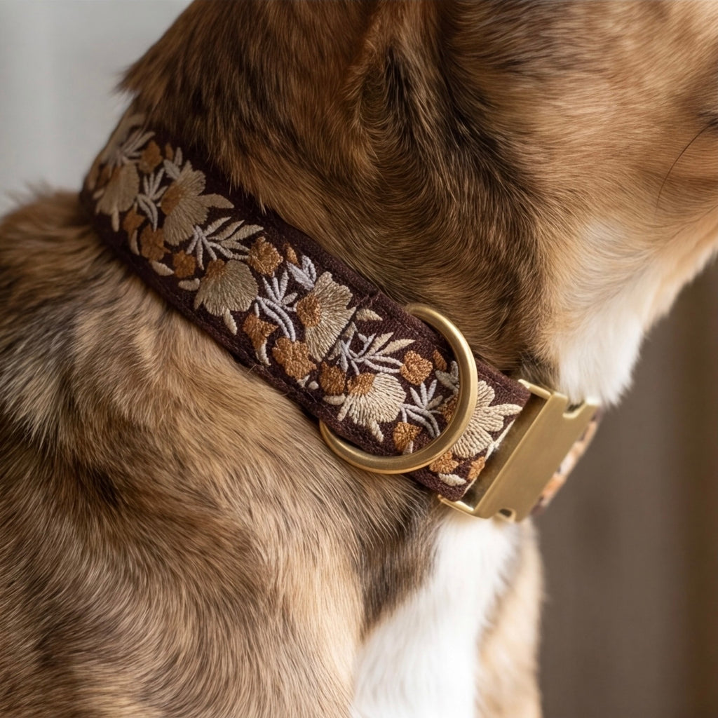 GoldBloom™ Embroidered Pet Neck Collar