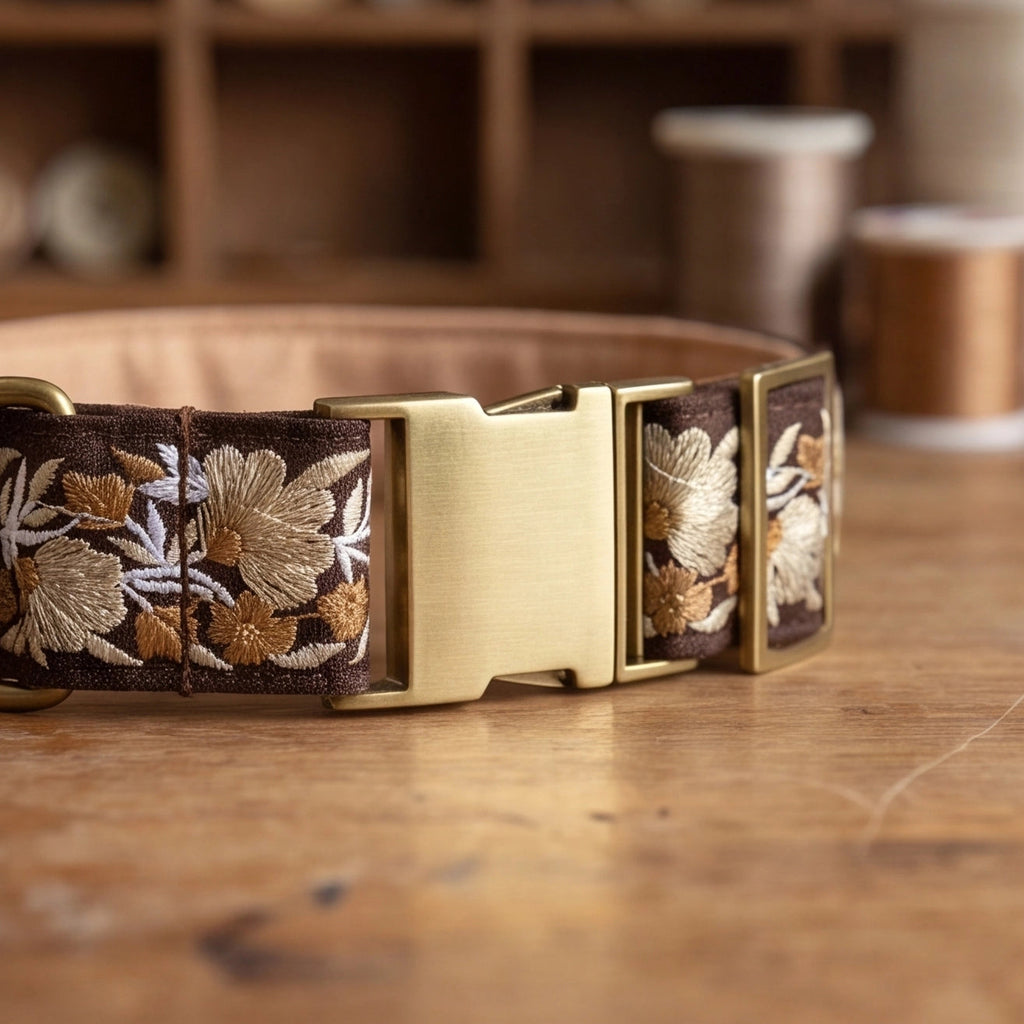GoldBloom™ Embroidered Pet Neck Collar